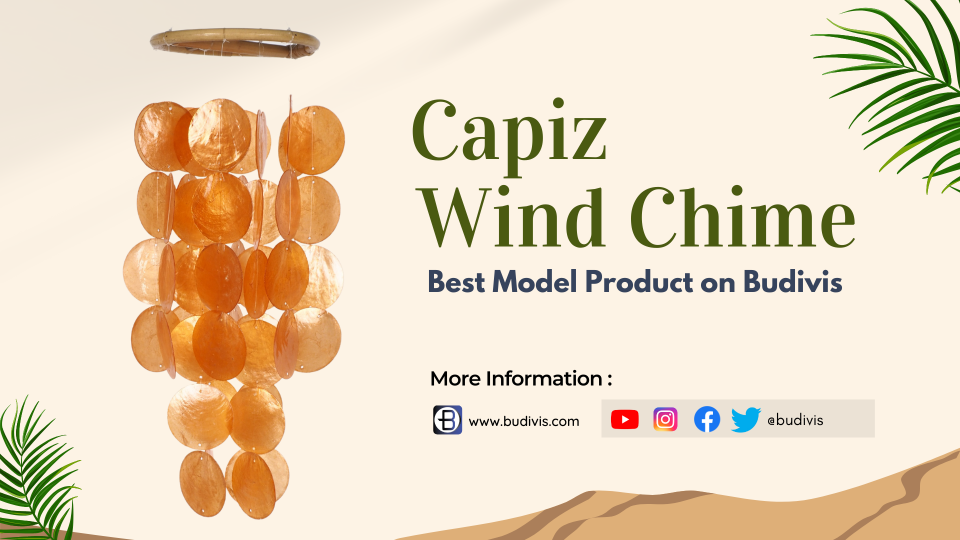 Symphony of Serenity Wholesale Capiz Wind Chimes from Budivis