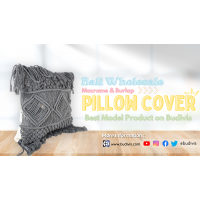 Elevate Your Home Decor with Wholesale Custom Macrame Hand-Knitted Pillowcases from Bali