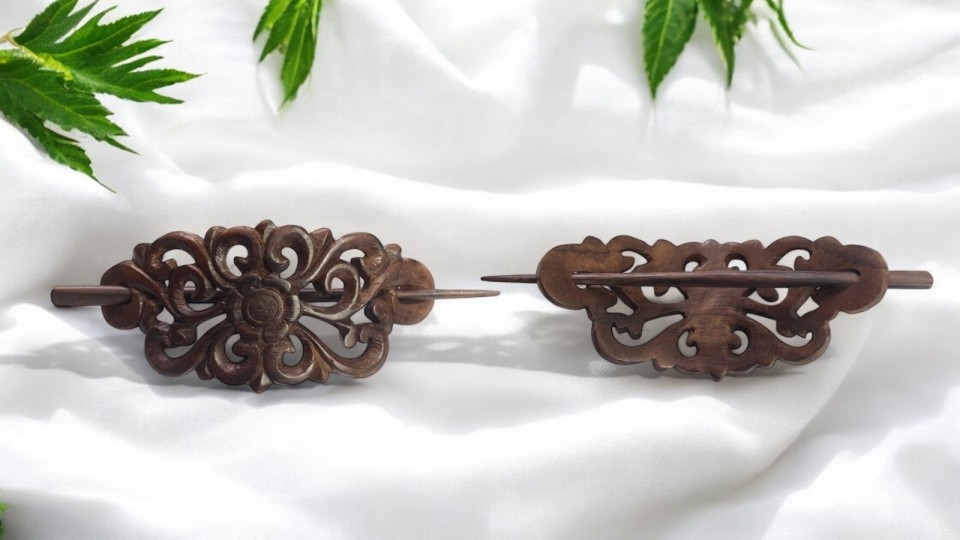 The Allure of Unique Wooden Products: Budivis Wooden Hair Barrettes: Artisan Craftsmanship from Bali