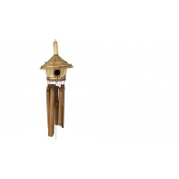 Bird House Bamboo Wind Chimes - A Unique Garden Decoration from Bali Wholesale Supplier