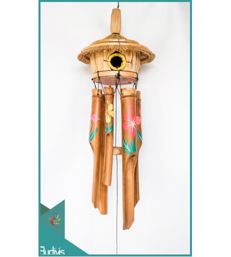 Affordable Birdhouse Garden Hanging Bamboo Wind Chimes