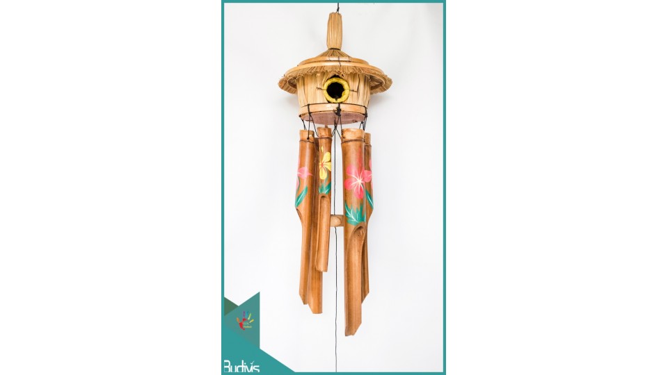 Affordable Birdhouse Garden Hanging Bamboo Wind Chimes