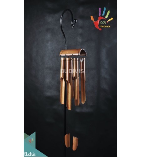 Angklung Style Outdoor Hanging Bamboo Wind Chime