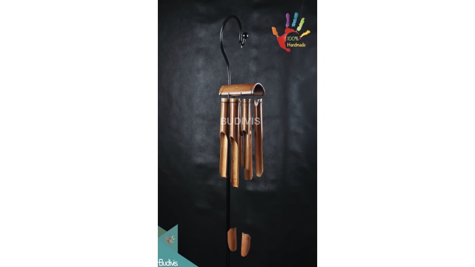 Angklung Style Outdoor Hanging Bamboo Wind Chime