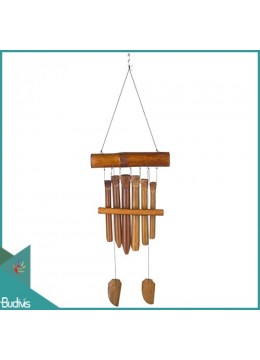 Bali Outdoor Pendant Set Bamboo Wind Chimes