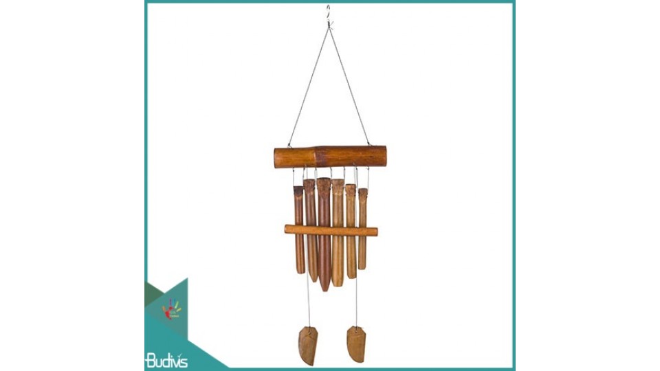 Bali Outdoor Pendant Set Bamboo Wind Chimes