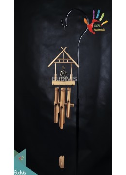 Buddha House Outdoor Hanging Bamboo Wind Chimes