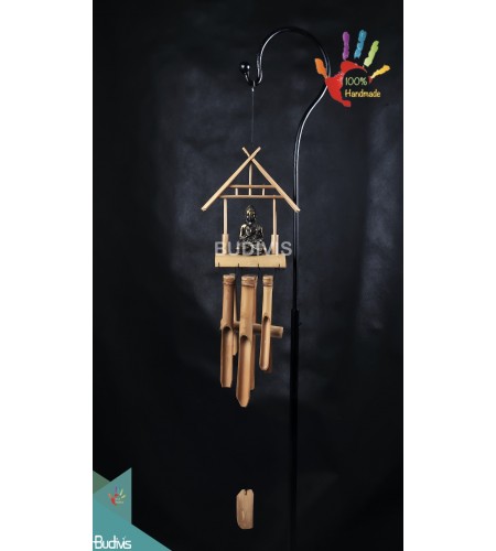 Buddha House Outdoor Hanging Bamboo Wind Chimes