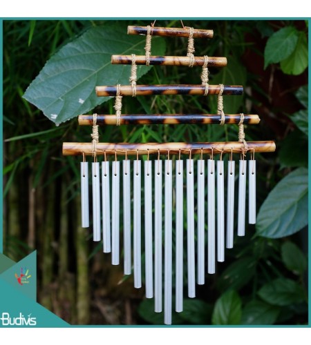 Wholesale Outdoor Hanging Bamboo Wind Chimes Aluminum Alloy