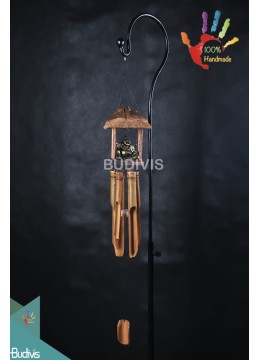 Yogi House Outdoor Hanging Bamboo Wind Chime