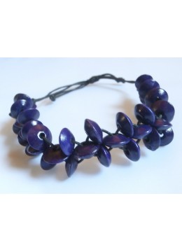 Beaded Wood Bracelet