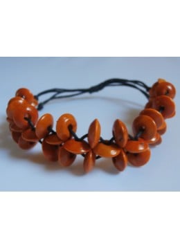 Beaded Wood Bracelet