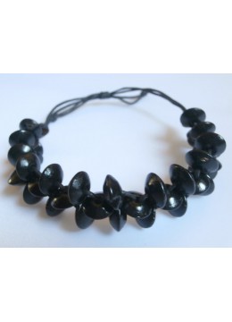 Beaded Wood Bracelet