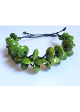 Beaded Wood Bracelet