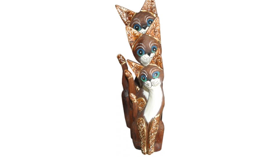 Cat 3-Piece Animal Statue