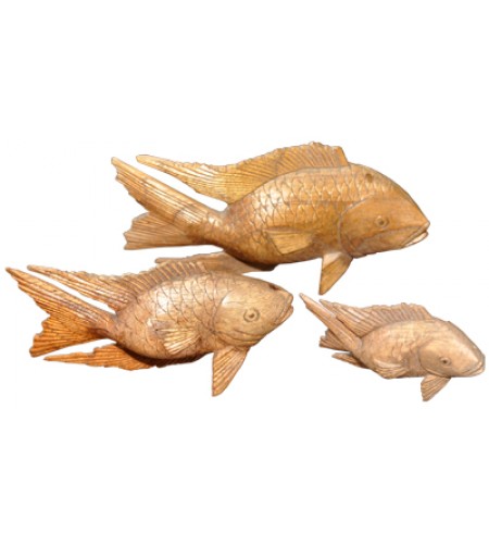 Fish 3-Piece Animal Statue