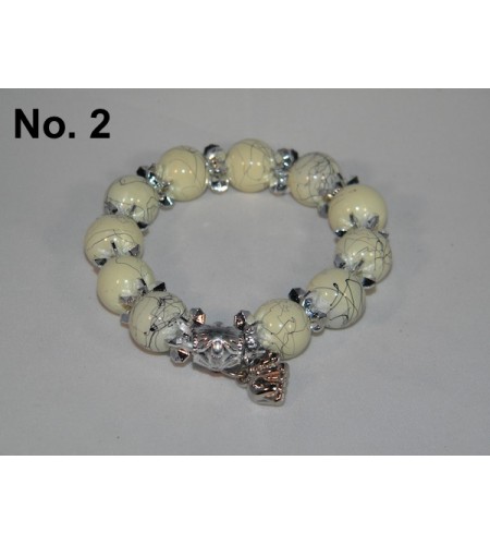 Bali Beaded Stretch Bracelet Handmade