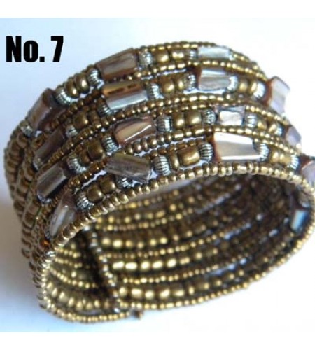 Metal Wire Necklaces Bracelet Bead, Handmade Beaded Bracelets, Bali Bead Braceletss For Sale