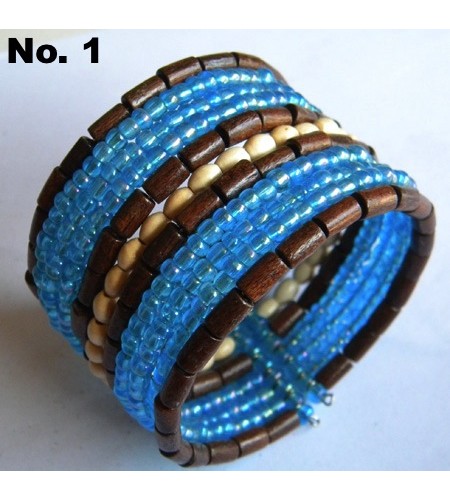 Metal Wire Necklaces Bracelet Bead, Handmade Beaded Bracelets, Bali Bead Braceletss For Sale