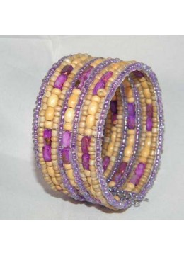 Metal Wire Necklaces Bracelet Bead, Handmade Beaded Bracelets, Bali Bead Braceletss For Sale