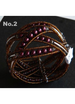 Metal Wire Necklaces Bracelet Bead, Handmade Beaded Bracelets, Bali Bead Braceletss For Sale