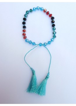 Tassel Bracelet Crystal Knot