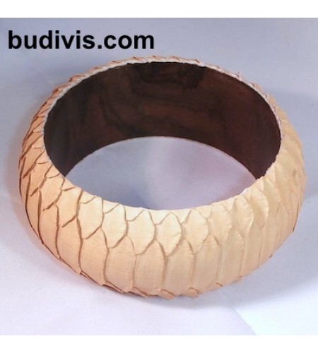 Bangle Leather Snake