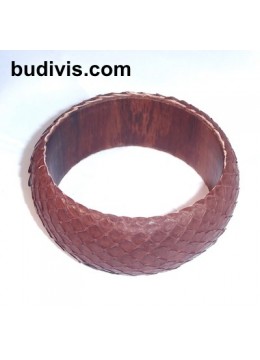 Bangle Leather Snake