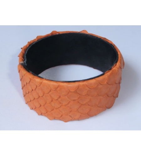 Bracelet Genuine Leather Snake Bangle, Bangle Leather Bracelet