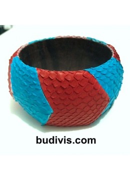 Bracelet Genuine Leather Snake Bangle, Bangle Leather Bracelet