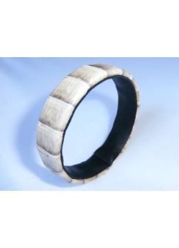 Genuine Leather Snake Bracelet, Bangle Leather Bracelet