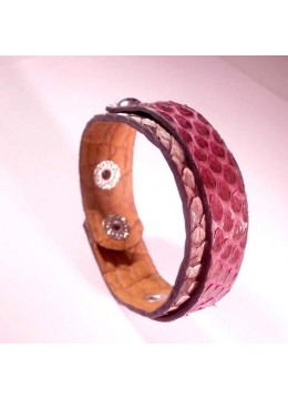 Leather Snake Bracelet