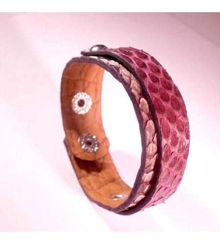 Leather Snake Bracelet