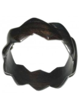 Wooden Bracelet Art Lines Stainless, Bali Wooden Bangle Supplier