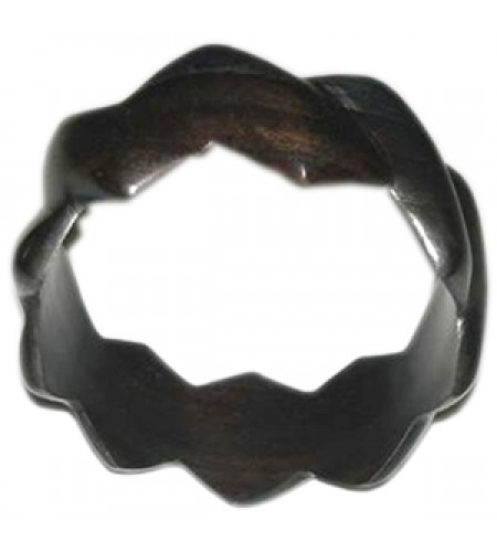 Wooden Bracelet Art Lines Stainless, Bali Wooden Bangle Supplier