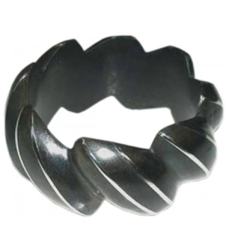 Wooden Bracelet Art Lines Stainless, Bali Wooden Bangle Supplier