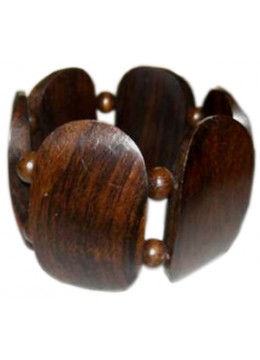 Wooden Bracelet Art Lines Stainless, Bali Wooden Bangle Supplier