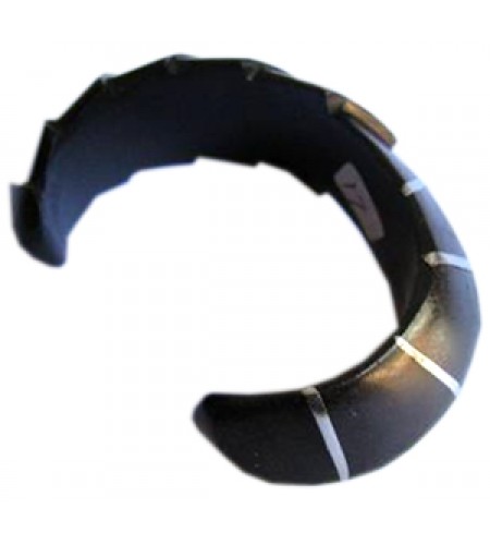 Wooden Bracelet Art Lines Stainless, Bali Wooden Bangle Supplier