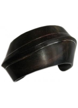 Wooden Bracelet Art Lines Stainless, Bali Wooden Bangle Supplier