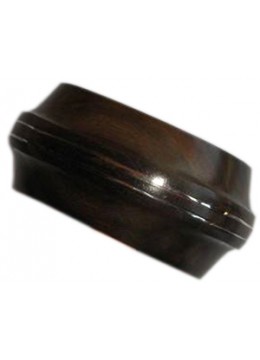 Wooden Bracelet Art Lines Stainless, Bali Wooden Bangle Supplier