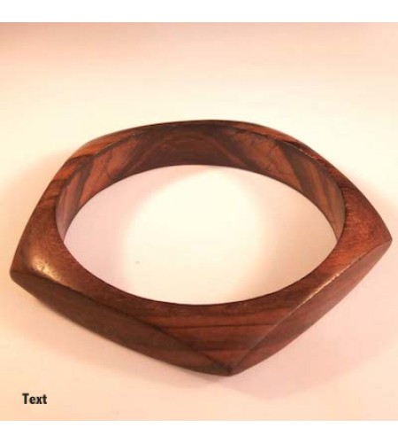 Vintage Carved Wooden Bangle Chunky Bracelets, Bracelets Wood All Size in Handmade