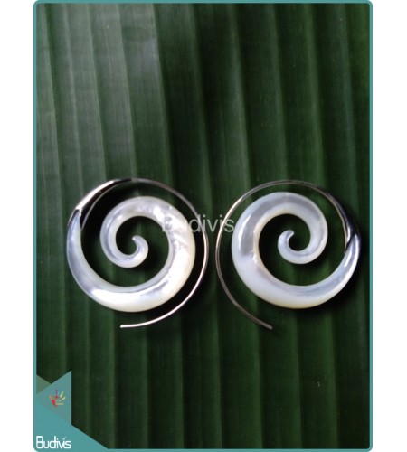 925 Sterling Silver Hook Flower Earrings