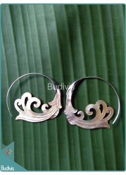 925 Sterling Silver Hook Shell Earrings