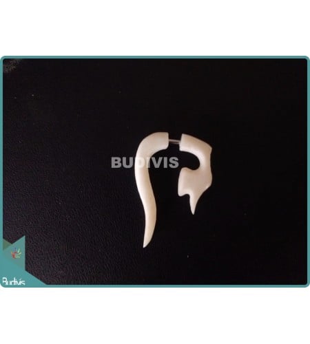 Bone Earrings 925 Sterling Silver Hook