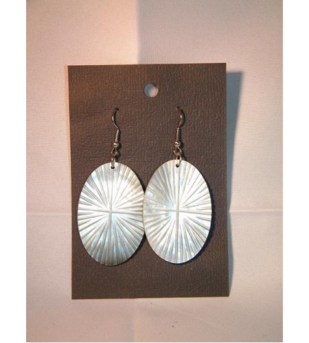 Shell Earring, Seashell Earring, Carved Mop Shell Earrings