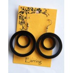 Bali Wood Earring