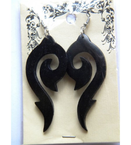 Unique Wood Earring