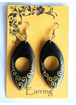 Wood Earring