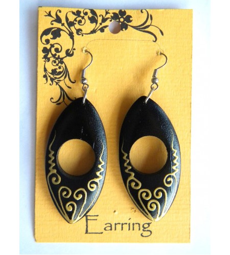 Wood Earring