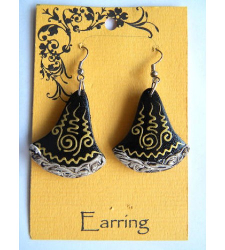 Wood Earring